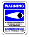 Block Watch Sign